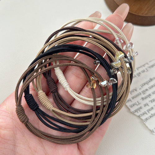 诗情画意简约皮筋头绳