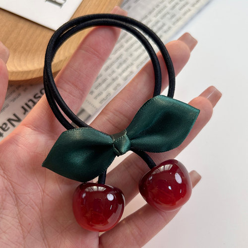 诗情画意可爱樱桃发圈