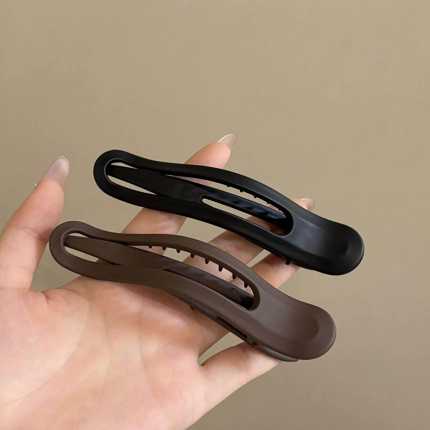 诗情画意大号盘发鸭嘴夹