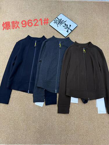 9621秋季新款立领拉链外套女小蛮腰显瘦修身卫衣开衫打底衫