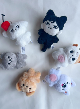 theboyz 动物体 李贤在 金泳勋 李柱延 金善旴 玩偶 钥匙扣小娃娃