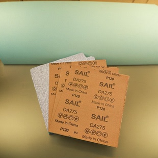 包邮 SAIL 打磨柔软砂纸 白砂家具干磨抛光 超软静电涂层手撕砂布