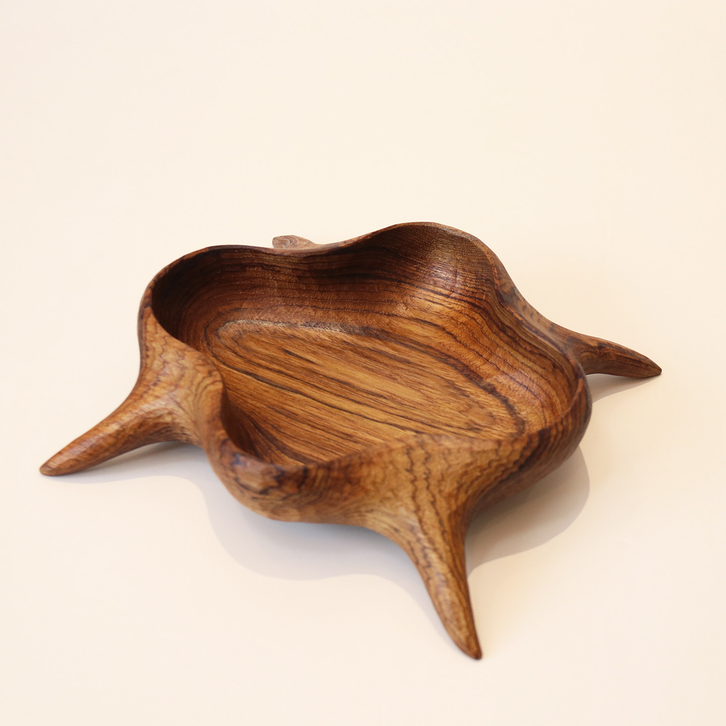 明院 原创手工雕刻艺术风格柚木装饰碗  新生系列01,家居饰品,装饰碗,淘宝优惠券,粉丝福利购,淘宝优惠卷