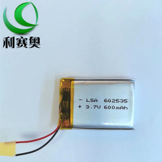 602535聚合物锂电池500MAH 3.7V 蓝牙音箱智能穿戴美容仪