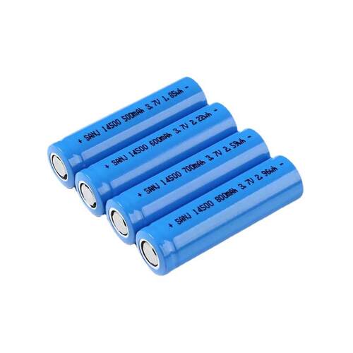 加工定制14500锂电池600-800mAh定制组合端子线厂家直供电芯