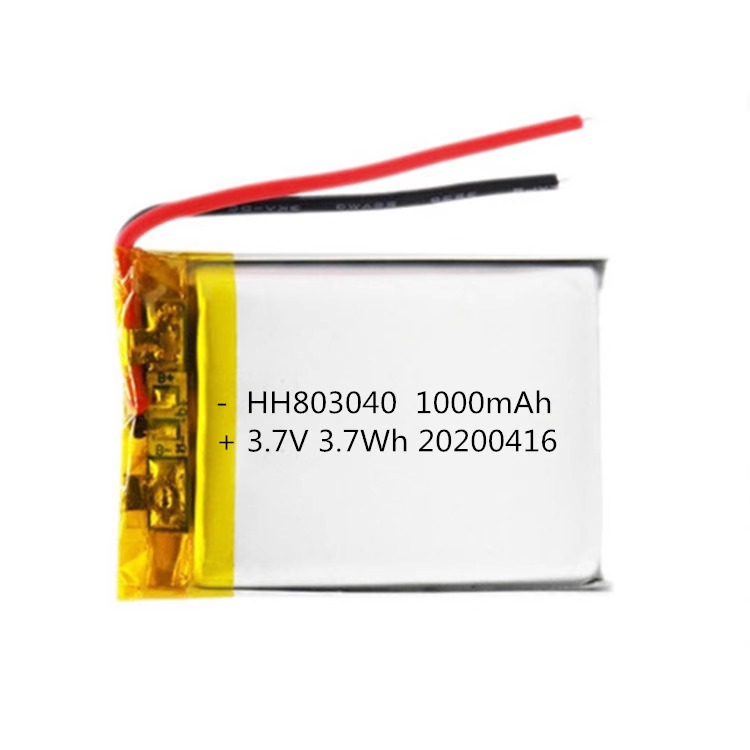 聚合物锂电池803040充电玩具/900mah 1000mah 3.7V挂脖风扇