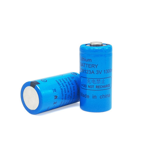 热卖CR123A智能卫浴 马桶锂锰电池3V一次性锂电池1300mAh安防报警