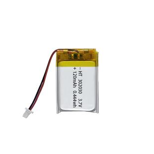 锂离子电芯302030-120mAh3.7V聚合物锂电池蓝牙耳机防疫设备