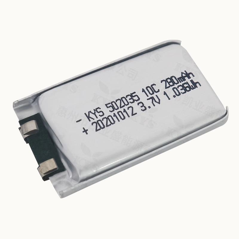 纯钴502035 10C 280mAh 3A放电502535聚合物可充电软包锂电池