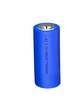 现货14430 750mAh3.7V圆柱形锂电池韩国KC印度BIS认证14430锂电池