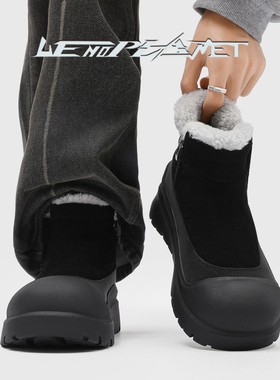 日本OFFCAT2025新款保暖雪地靴冬季户外加绒加厚棉鞋男女时尚防寒