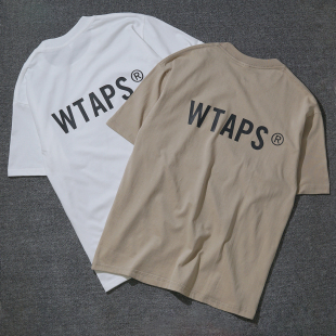 WTAPS余文乐同款西山彻字母印花T恤夏季日系宽松CityBoy男女短袖