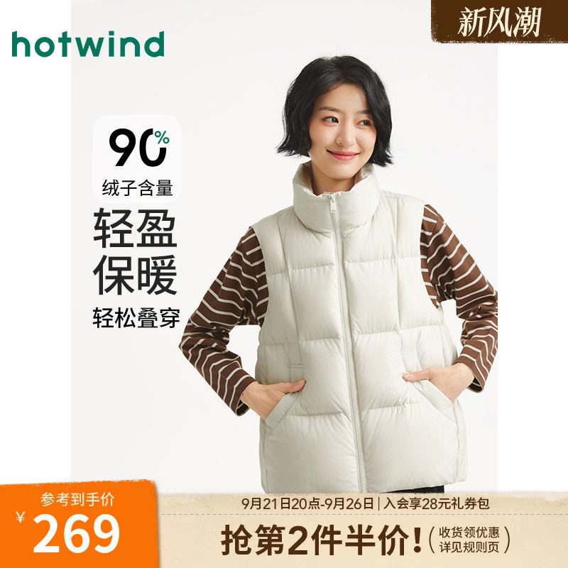 25年冬季新款女士基础羽绒马甲图片