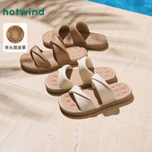 2025年夏季 新款 户外百搭平底一字拖轻便时尚 热风外穿凉拖女款 拖鞋