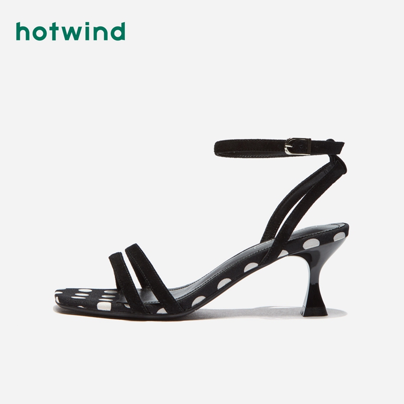 热风2019年夏季新款女士细跟凉鞋简约一字扣带高跟鞋H58W9202|ruв категории Женская обувь, сандалии - от Buy2taobao.com для оказания профессиональной услуги покупки агента Taobao