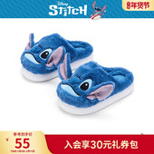 新款 星际宝贝家居拖 女鞋 2025年冬季 迪士尼系列 热风加绒拖鞋