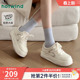 百搭运动休闲鞋 热风厚底小白鞋 小个子百搭板鞋 新款 子 女2026年春季