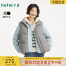 新款 热风女士羽绒服马甲2025年冬季 保暖外穿羽绒背心 双11预售