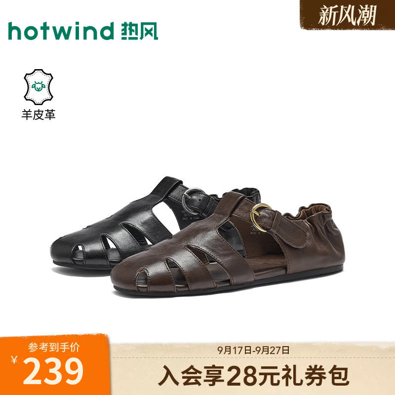 热风2026年夏季新款女士时装凉鞋图片