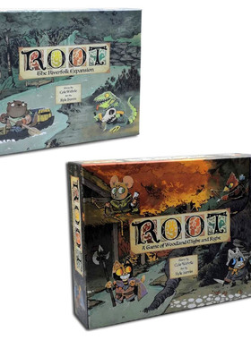 英文版ROOT茂林源记河岸扩展种族战争策略大型桌面游戏角色扮演