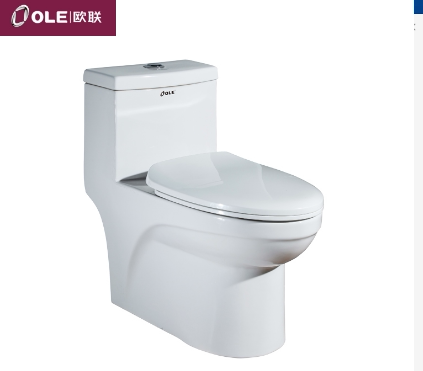 欧联厨卫抽水座便器家用卫生间节水小户型马桶防臭虹吸式普通坐便