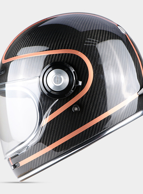 美国正品TORC全碳纤维哈雷头盔复古全盔摩托车头盔机车跑车赛车