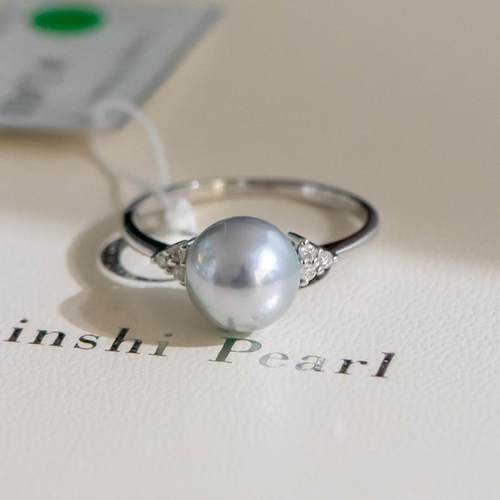 小林家 「现货」澳白&Akoya海水珍珠戒指