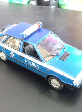 波兰警车模型DeAgostini 1:43 FSO Polonez MR'89 瑕疵修复品缺镜