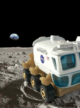 火柴盒月球车模型合金车身美宇航局气泡式前端探测太空探索飞行器