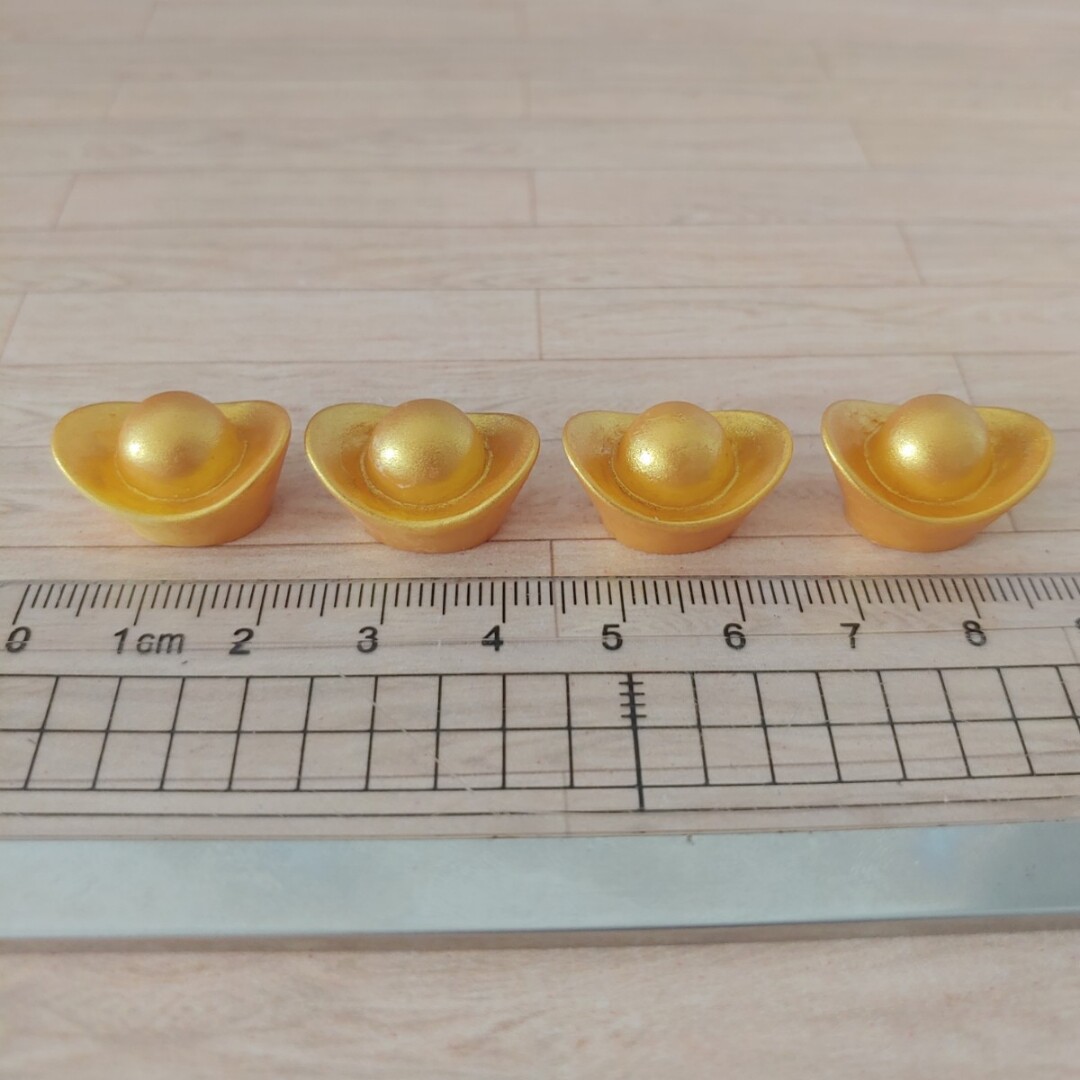 迷你小金元宝模型摆件娃屋DIY造景微缩蛋糕小摆件