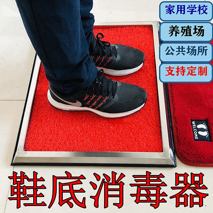 进门口擦鞋底清洁消毒地垫家用入户鞋子除菌脚垫幼儿园食品厂防疫