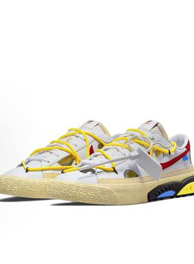 Nike Blazer 板鞋 经典复古 白色/红色 DH7863-100江苏CLY仓