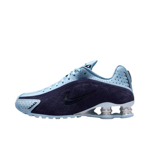 Nike Shox R4 跑鞋 气柱弹簧气垫防滑耐磨 hq7739-500  温州HT仓