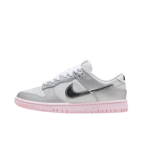 Nike Dunk 板鞋 经典复古百搭 女款/灰色/粉 HM3698-006 安徽5仓