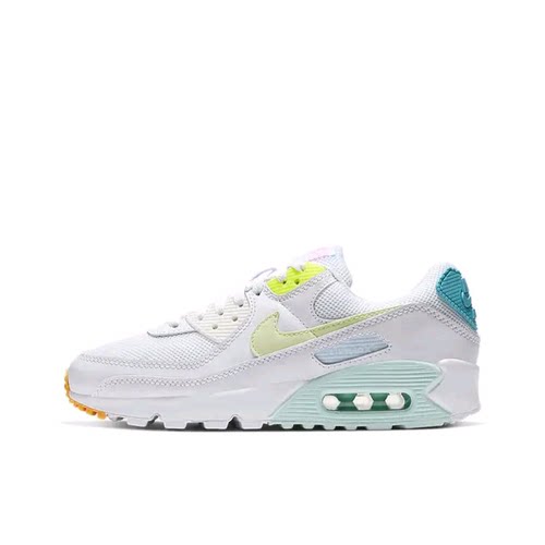 Nike Air Max 90 跑鞋 气垫合成革缓震透气 CZ0366-100 山东rg仓