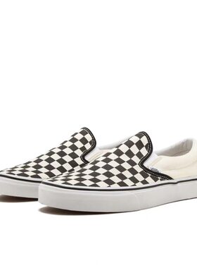 Vans 日版棋盘格一脚蹬轻便低帮休闲鞋466091 VN000EYEBWW丽水1仓