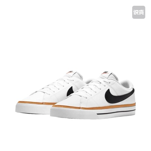 Nike Court Legacy 街头风  男女同款 白黑 CU4150-102 贵州66仓