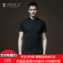 Pin Li nam ve áo thun nam 2019 xuân hè mới Slim Slim màu ngắn tay áo cotton cổ áo thương hiệu áo sơ mi POLO - Polo áo phông polo nam