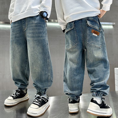男童春秋牛仔裤韩版新款