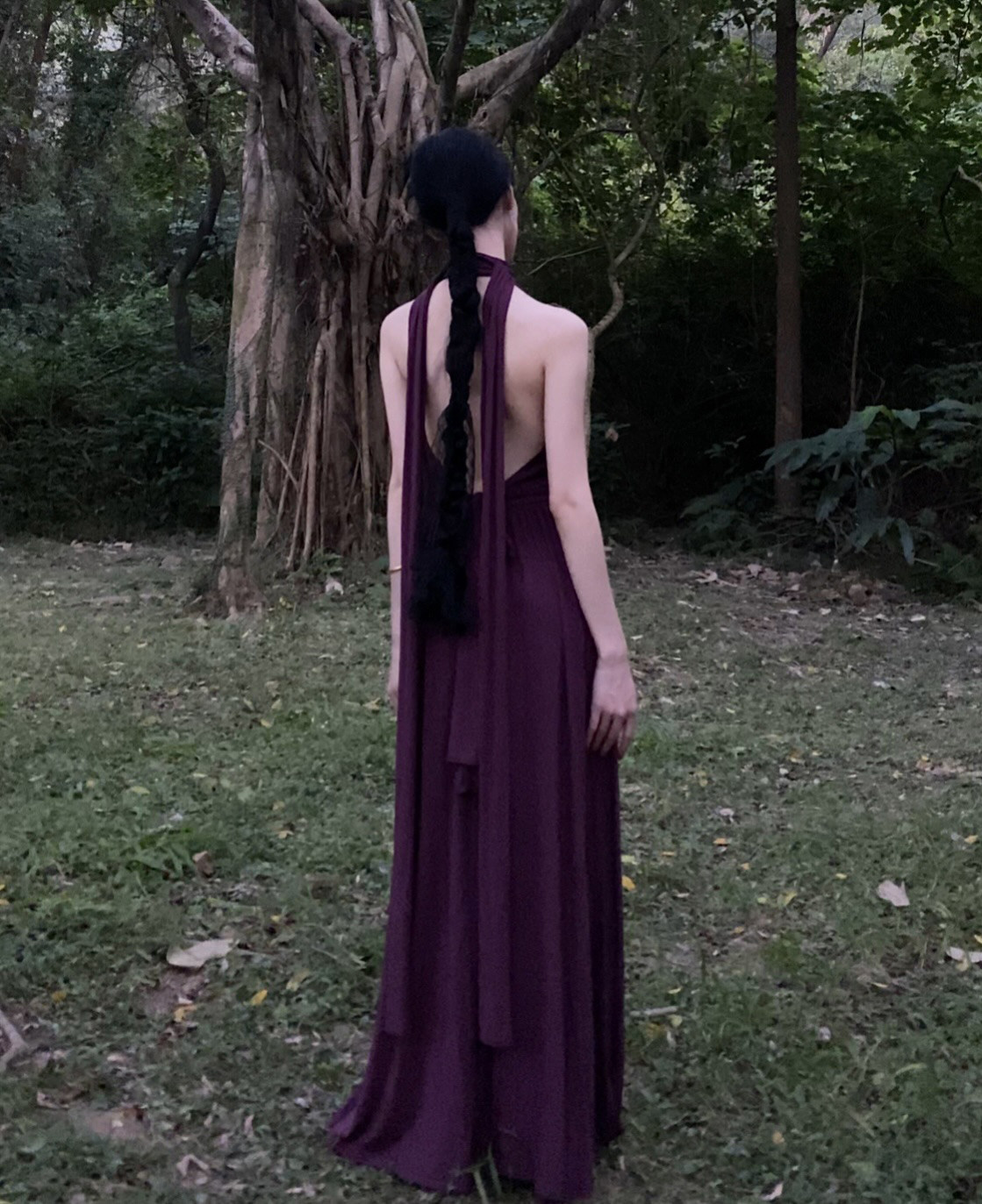 我的灵魂是日落时分| 凡仙楊Vincent Yang  抗菌棉大摆女士连衣裙