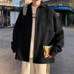 2024春季新款小香风编织衬衫外套男 CC033-P45 控68图片