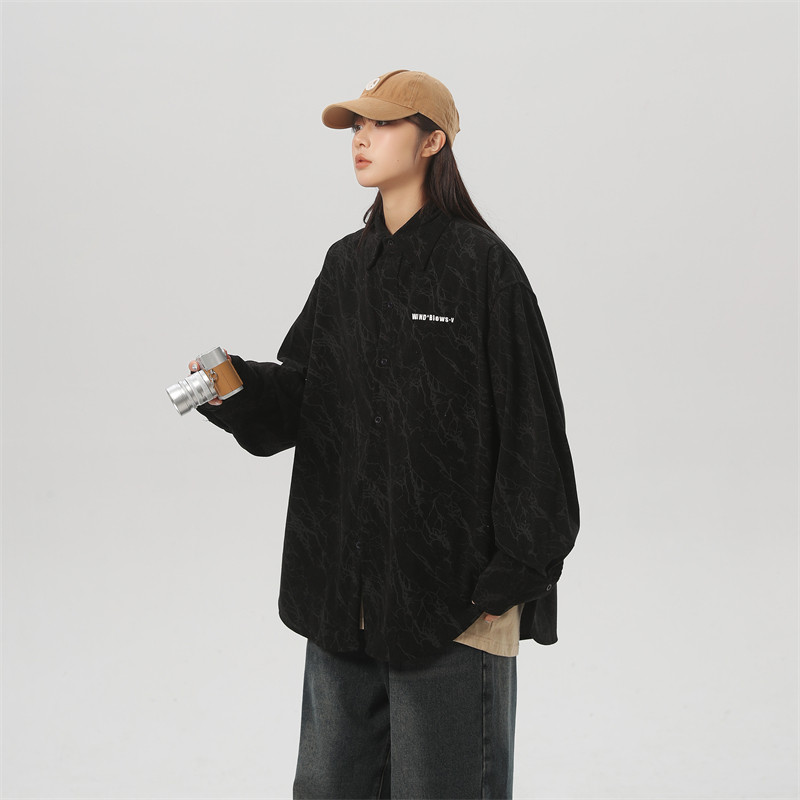 春季新款高品质长袖衬衫红色CC042-P45控68,男装衬衫,电商B237