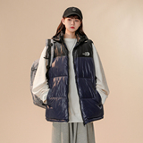 2024冬季中性风新款松软可拆卸棉马夹黑色MJ10-P55控88，女装马甲，电商B237