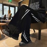 港风春季新款设计感条子卫裤休闲裤K014-P55控78现货，男装休闲裤，电商B237