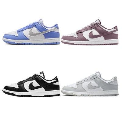 Nike Dunk Low 蓝白色 防滑耐磨 低帮 板鞋 男女同款 DD1873-402