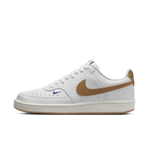 Nike Court Vision Low 白棕 耐磨透气 低帮板鞋 女款 FV9952-102