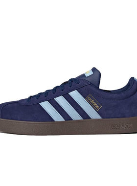 Adidas VL COURT 2.0 蓝色 防滑耐磨 低帮 板鞋 男女同款 JR8308