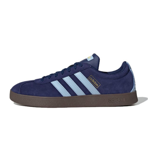 Adidas VL COURT 2.0 蓝色 防滑耐磨 低帮 板鞋 男女同款 JR8308