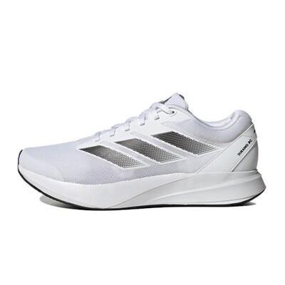 Adidas Duramo RC 防滑耐磨 白黑 低帮 跑步鞋 ID2702