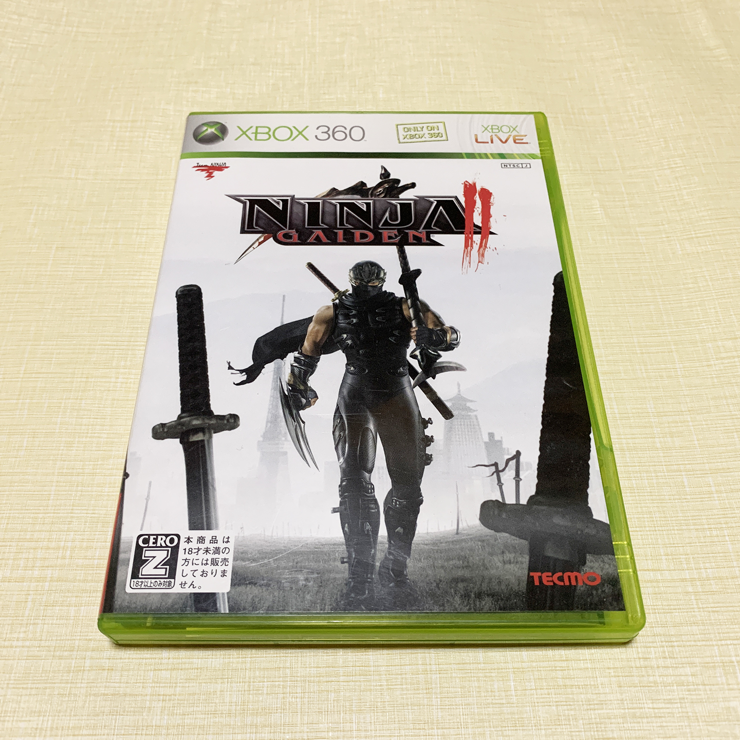 Xbox360 忍者龙剑传2 日版带中文 二手8新